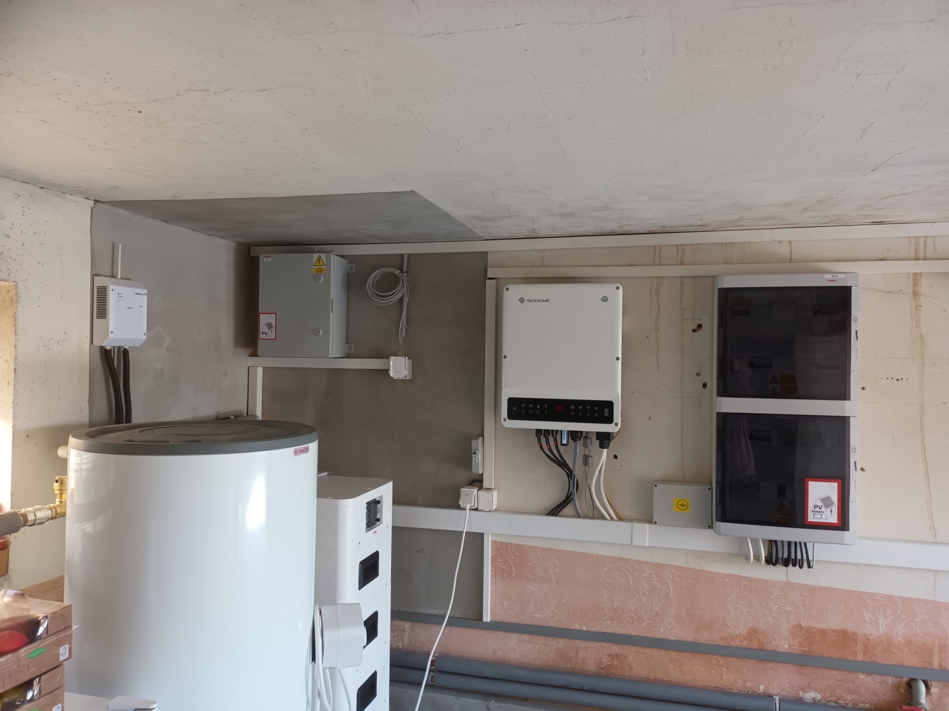 Domácí FVE 10 kWp.