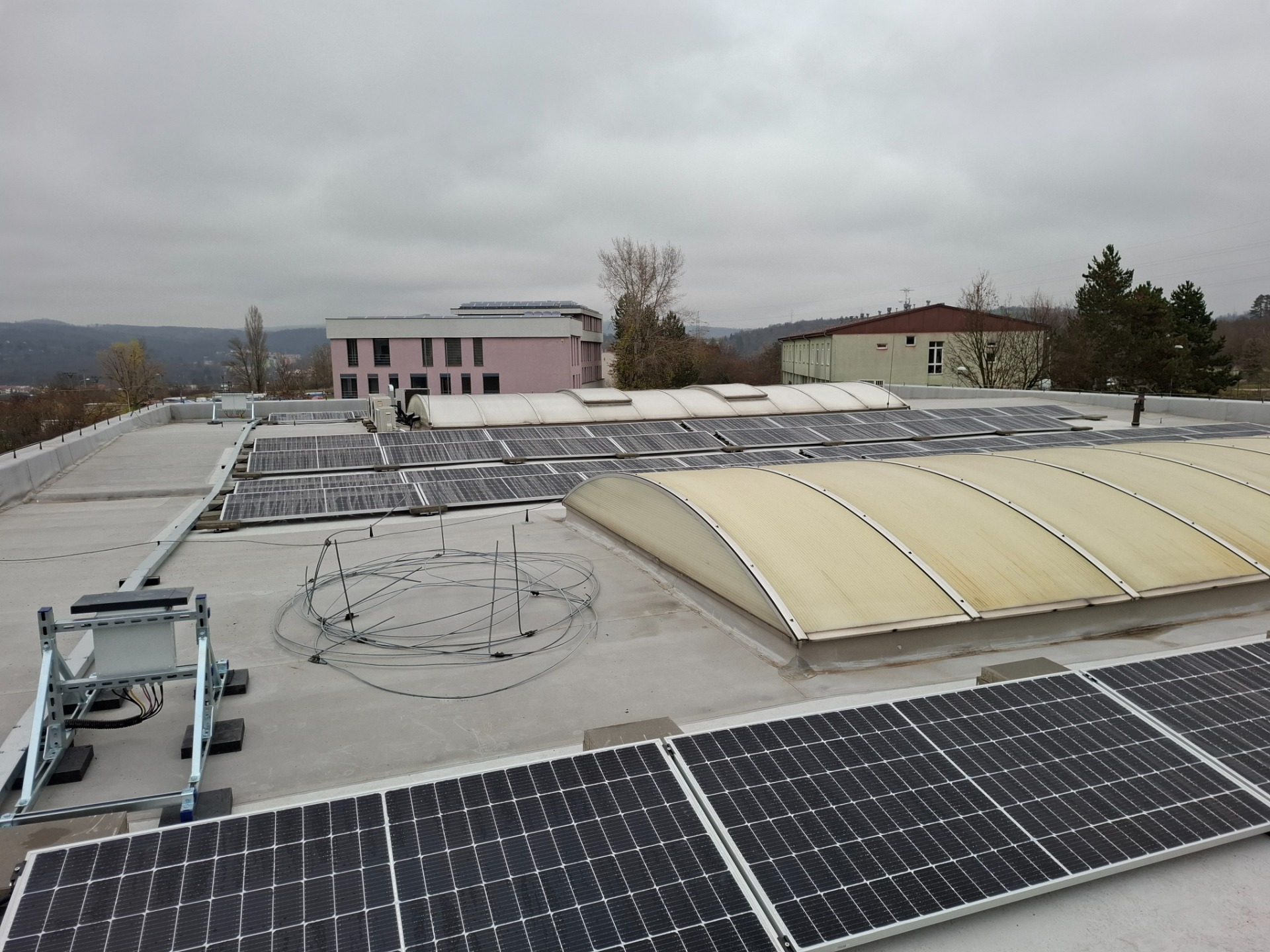 FVE administrativní budova Brno 45 kWp.